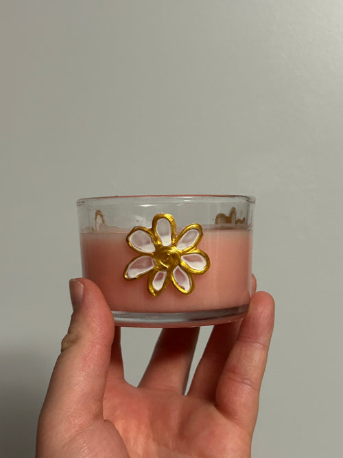 Floral candle